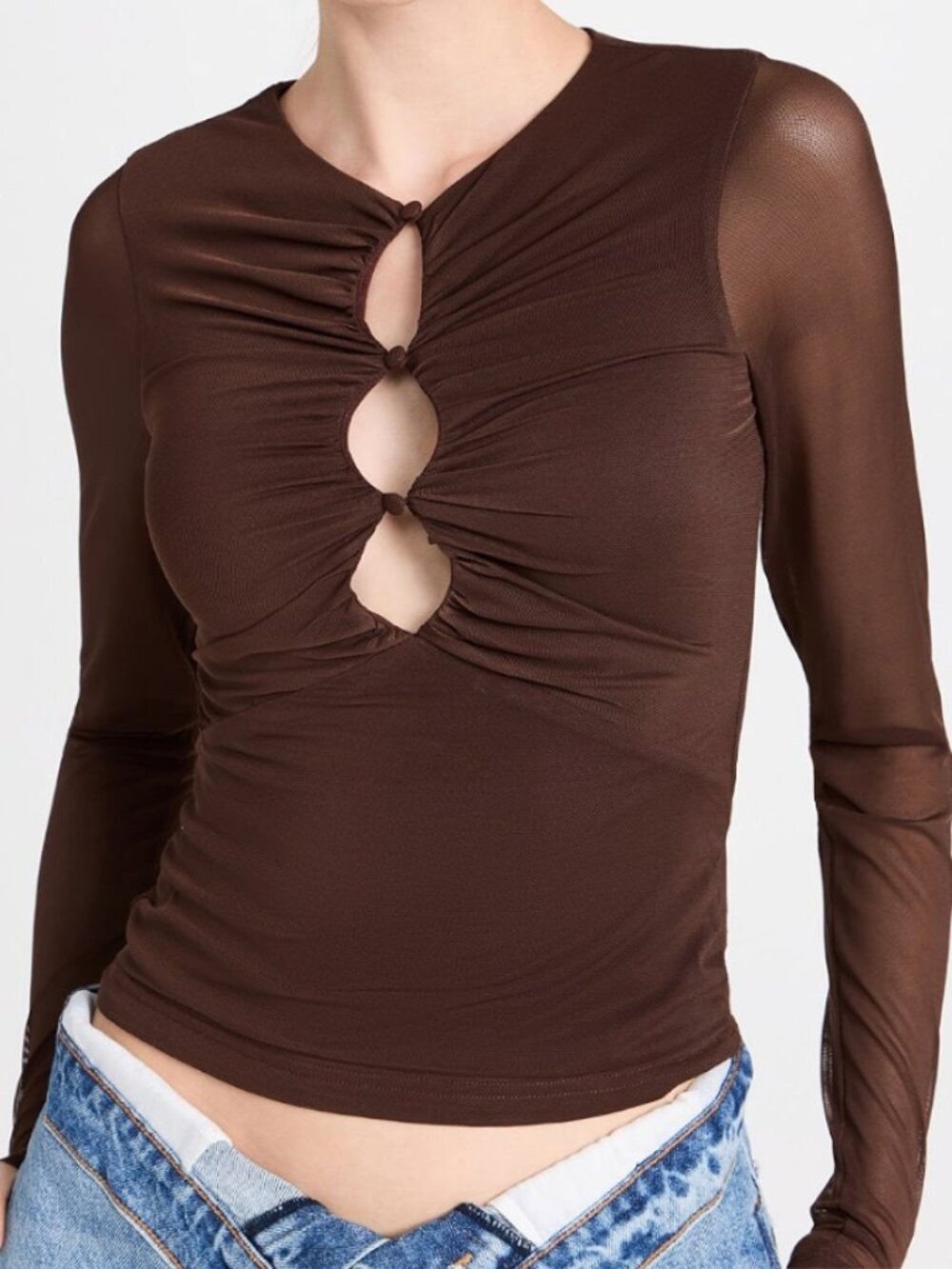 MINKPINK Allure Mesh Top